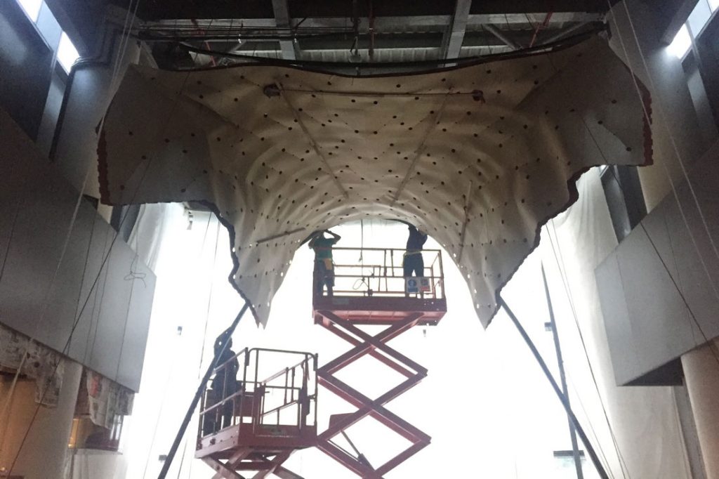 Fabricwood installation. Photo by Produce