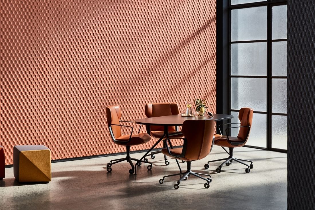 Embossed Acoustic Panel Woven Image