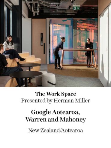The Work Space Winner - Google Aotearoa | Warren and Mahoney | New Zealand/Aotearoa
