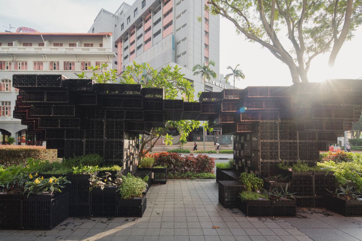 Common Good Pavilion by Surbana Jurong Group & SUTD Social Urban Lab (SOULab), Singapore.